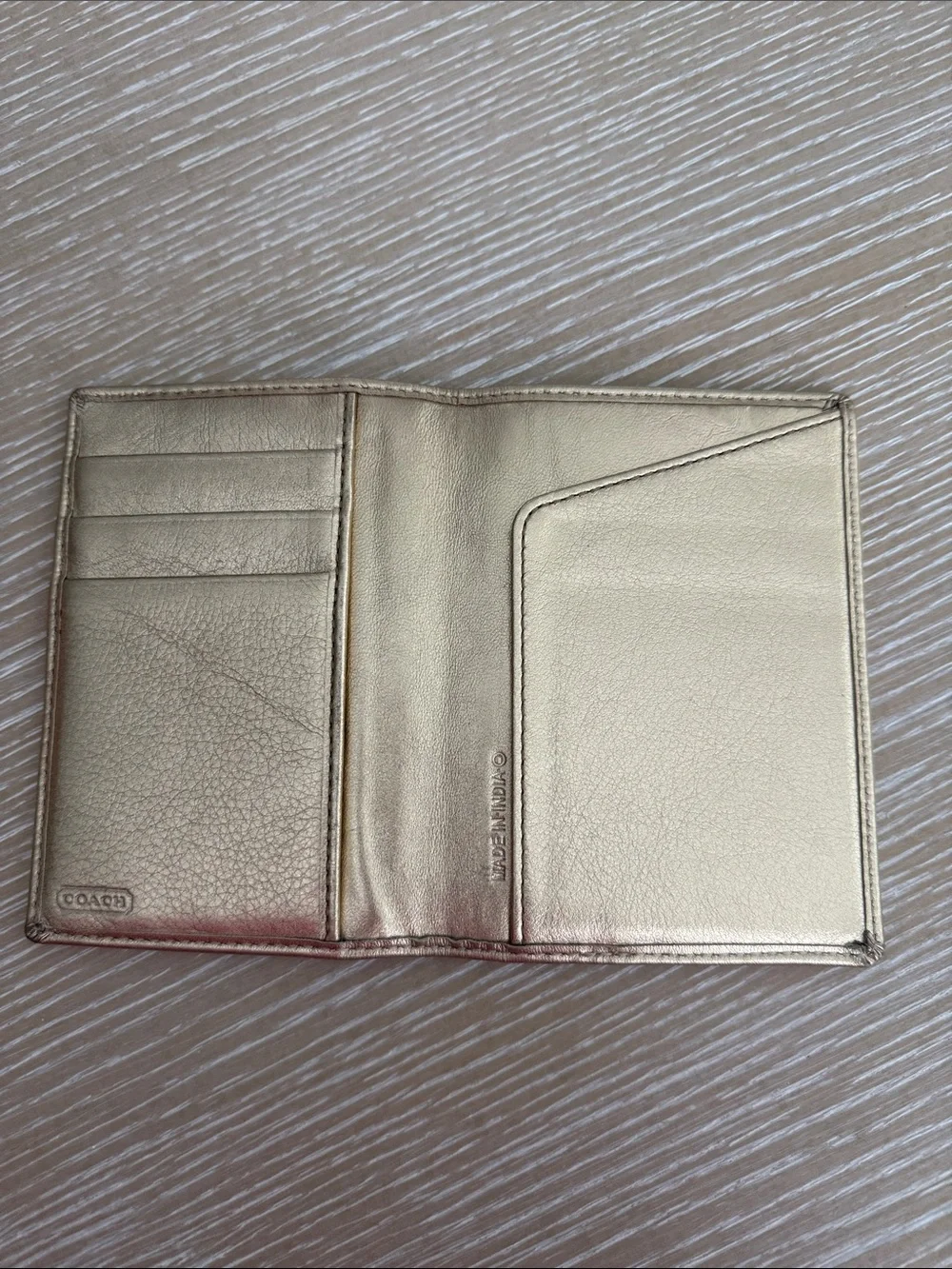 Coach sleek passport